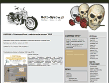 Tablet Screenshot of moto-sycow.pl